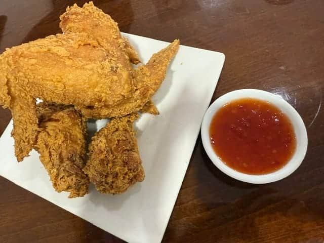Pho Bowl Cape Coral chicken wings, crispy outside and tender inside.